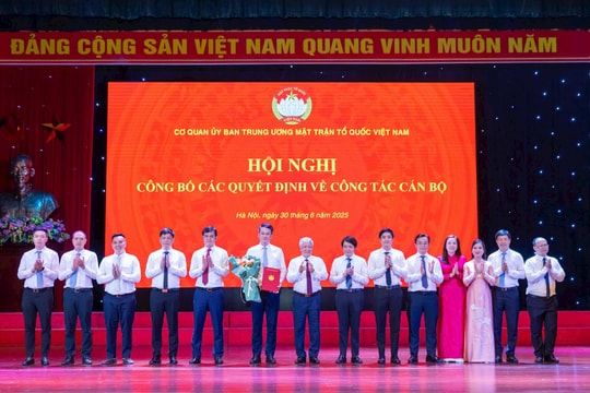 Cơ quan Ủy ban Trung ương MTTQ Việt Nam có 19 ban, đơn vị