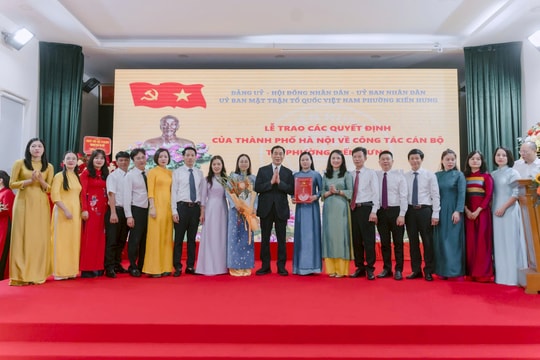 Phường Kiến Hưng đoàn kết, nỗ lực vận hành chính quyền địa phương hai cấp hiệu quả
