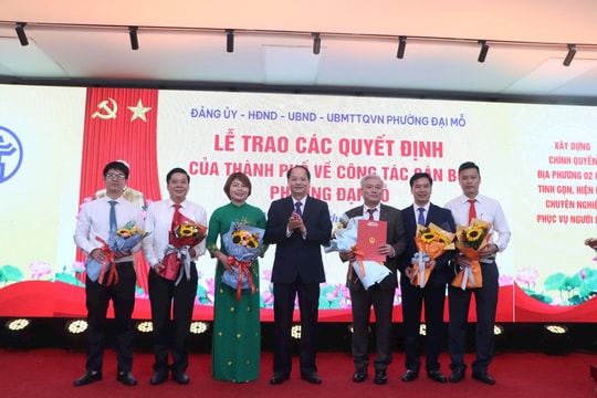 Đồng chí Mai Trọng Thái là Bí thư Đảng ủy phường Đại Mỗ