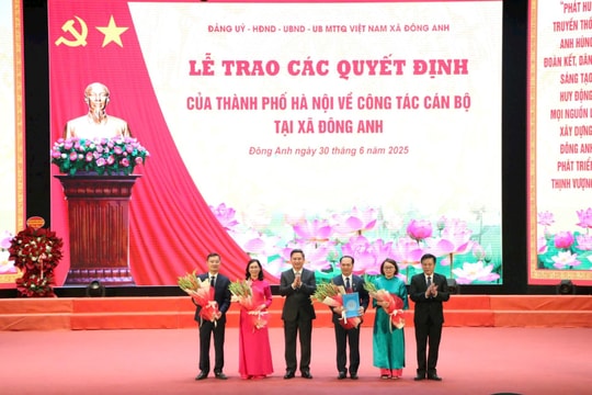 Đồng chí Nguyễn Anh Dũng giữ chức Bí thư Đảng uỷ xã Đông Anh
