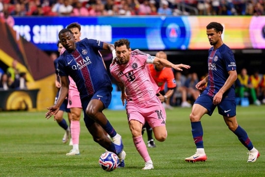 PSG vùi dập Inter Miami 4-0, Messi "tắt điện" trước hàng thủ thép