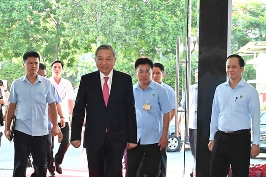 Lãnh đạo Đảng, Nhà nước dự Lễ công bố các nghị quyết, quyết định sáp nhập đơn vị hành chính