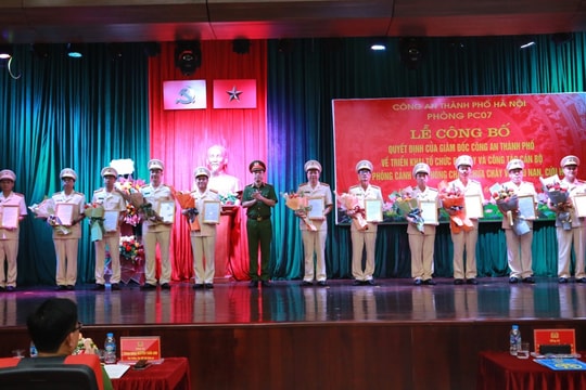 Hà Nội thành lập thêm 30 Đội chữa cháy và cứu nạn, cứu hộ khu vực