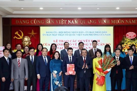 Đồng chí Phạm Tuấn Long là Bí thư Đảng ủy phường Cửa Nam