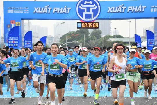 Hà Nội tổ chức Giải chạy phong trào “Chung một quyết tâm - Vì cộng đồng không ma túy”