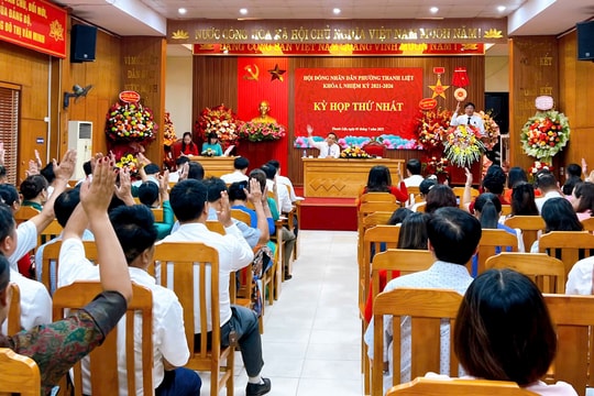 Phường Thanh Liệt hoàn thiện bộ máy, sẵn sàng cho nhiệm kỳ mới
