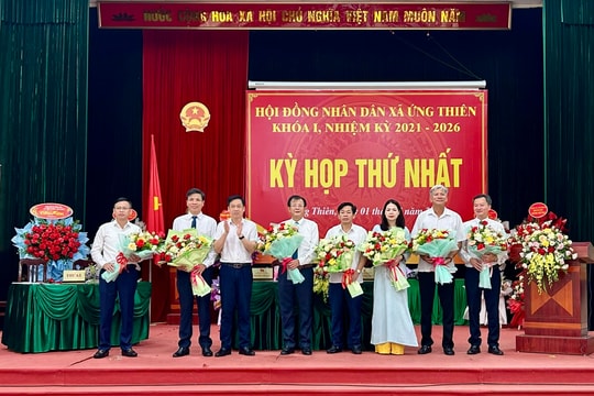 Xã Ứng Thiên đẩy mạnh giải phóng mặt bằng, tạo nguồn lực từ đấu giá đất