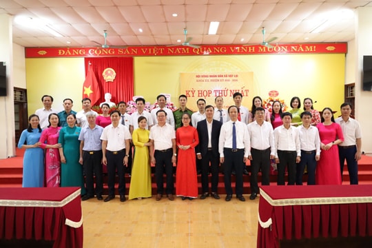 Xã Vật Lại kiện toàn bộ máy, khẩn trương triển khai nhiệm vụ sau sắp xếp