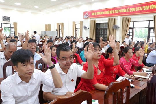 Xã Trần Phú vận hành bộ máy mới