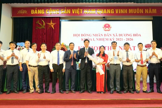 HĐND xã Dương Hoà tổ chức kỳ họp thứ nhất, HĐND xã nhiệm kỳ 2021-2026