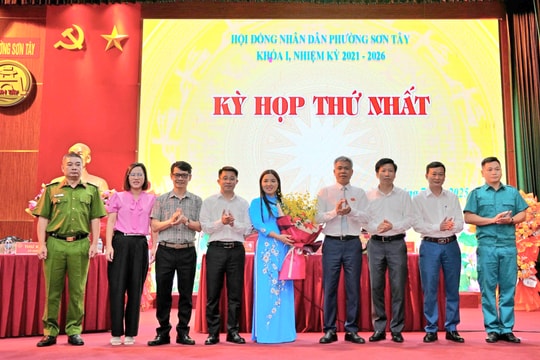 Phường Sơn Tây tiếp tục phát huy sức mạnh đoàn kết, thực hiện thắng lợi các nhiệm vụ chính trị