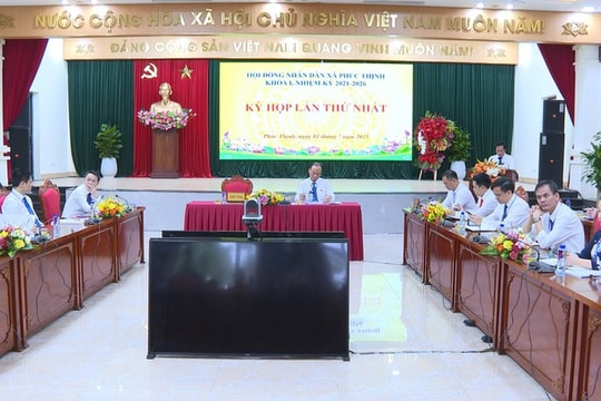 HĐND xã Phúc Thịnh: 141 đại biểu tham dự kỳ họp thứ nhất