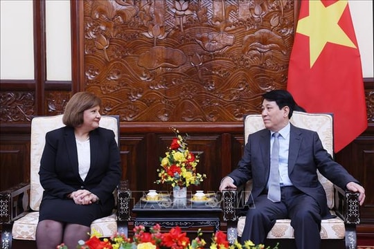 Chủ tịch nước Lương Cường tiếp Đại sứ Ai Cập đến chào từ biệt