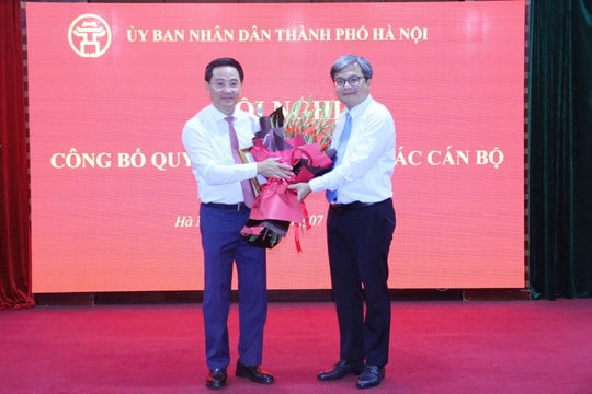 Ông Trần Anh Tuấn được bổ nhiệm làm Giám đốc Sở Khoa học và Công nghệ thành phố Hà Nội