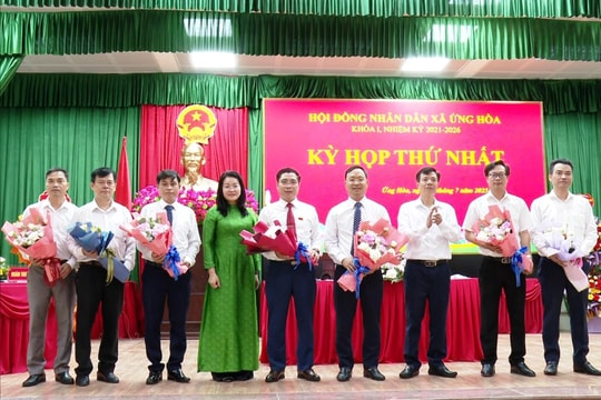 HĐND xã Ứng Hòa kiện toàn tổ chức, vận hành bộ máy mới