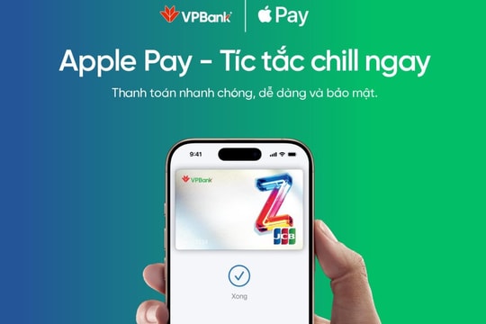 VPBank triển khai Apple Pay cho chủ thẻ VPBank JCB