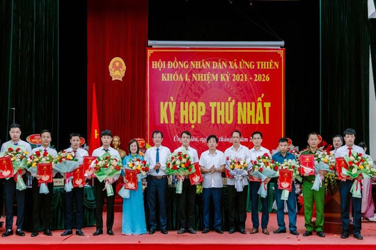 Xã Ứng Thiên tập trung ổn định bộ máy tổ chức, sớm giải quyết những vướng mắc tồn tại các khu đấu giá đất