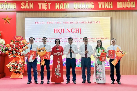 Cán bộ xã Đại Thanh chủ động hơn trong phục vụ nhân dân