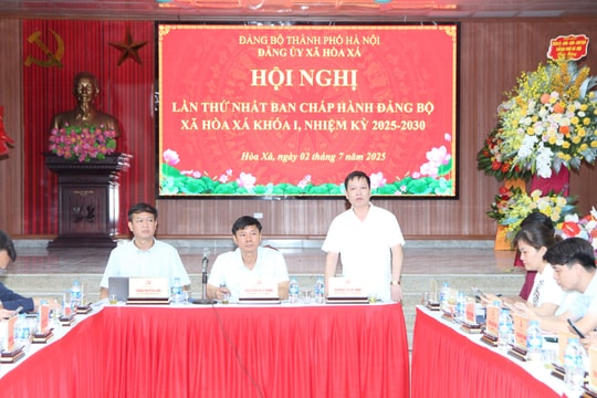 Hội nghị lần thứ nhất Ban Chấp hành Đảng bộ xã Hòa Xá