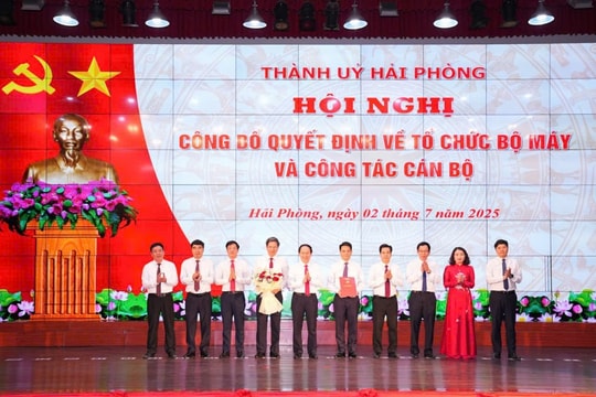 Hải Phòng: Bổ nhiệm lãnh đạo các cơ quan Đảng, HĐND và UBND TP