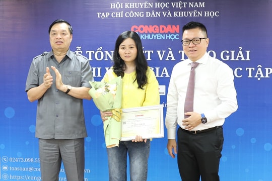 16 tác phẩm đạt giải Cuộc thi viết “Gia đình học tập”