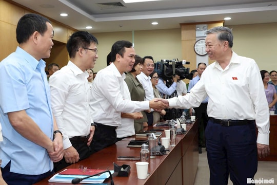 Tổng Bí thư Tô Lâm tiếp xúc cử tri Thủ đô Hà Nội