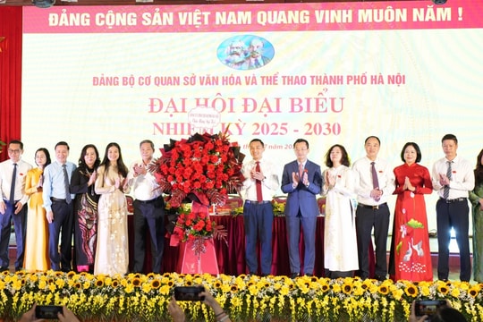 Đại hội Đảng bộ Sở Văn hóa và Thể thao Hà Nội Kiến tạo văn hóa, văn minh, hiện đại từ đổi mới và sáng tạo