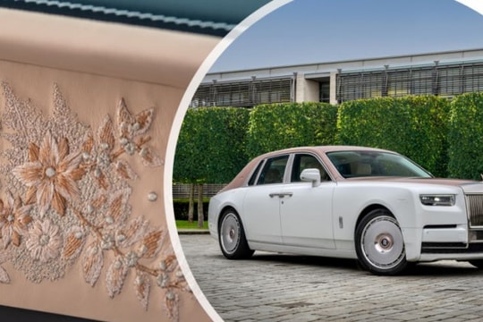 Cận cảnh Rolls-Royce Phantom Dentelle độc bản: Tôn vinh nghệ thuật trang trí ren