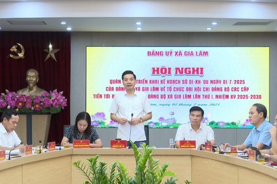 Khẩn trương chuẩn bị để tổ chức thành công Đại hội Đảng bộ xã Gia Lâm lần thứ I