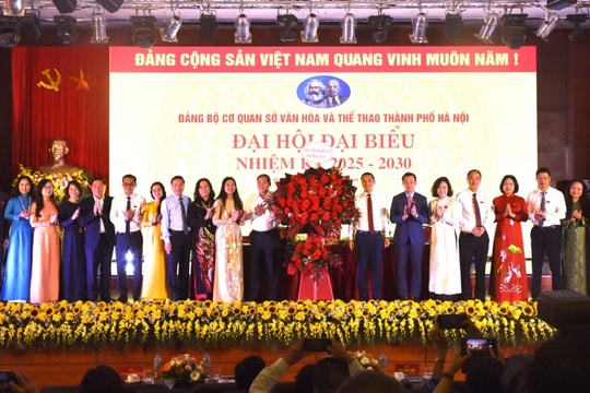 Đại hội Đảng bộ cơ quan Sở Văn hóa và Thể thao Hà Nội nhiệm kỳ 2025 - 2030: Nâng cao sức mạnh văn hóa - thể thao vì Thủ đô giàu đẹp, văn minh