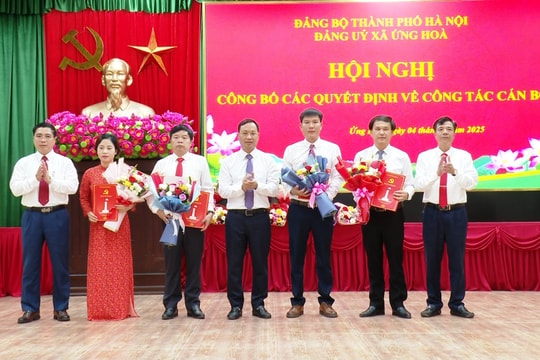 Xã Ứng Hòa bắt tay ngay vào nhiệm vụ