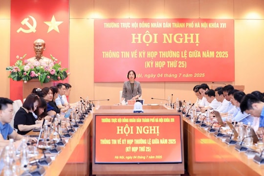 Kỳ họp thứ 25 HĐND TP Hà Nội Xem xét nhiều nghị quyết triển khai, thi hành Luật Thủ đô