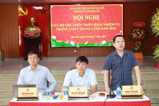 Xã Hòa Xá chuẩn bị Đại hội Đảng bộ nhiệm kỳ 2025-2030