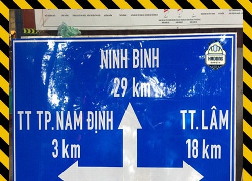 Điều chỉnh biển chỉ dẫn giao thông trước ngày 15/7 để phù hợp với đơn vị hành chính mới