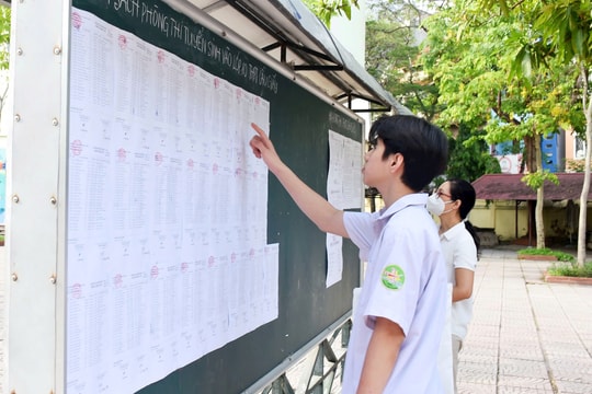 Thí sinh Hà Nội xác nhận nhập học lớp 10 từ ngày 10 đến 12-7