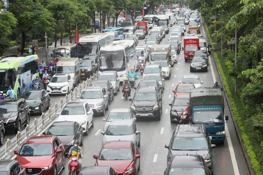 Hà Nội: Điều chỉnh phân làn các phương tiện trên đường Võ Chí Công từ ngày 9/7
