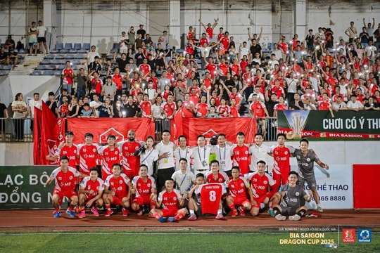 Giải bóng đá 7 người vô địch quốc gia Bia Saigon Dragon Cup 2025 - khu vực miền Bắc Thiên Khôi FC trở thành tân vương mùa thứ 12