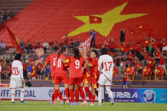 Đội tuyển nữ Việt Nam giành ngôi nhất bảng E vòng loại Asian Cup nữ 2026