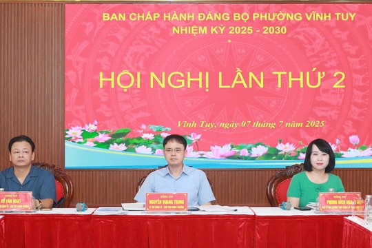 Phường Vĩnh Tuy: Đại hội đại biểu Đảng bộ lần thứ I dự kiến tổ chức trước ngày 31-8