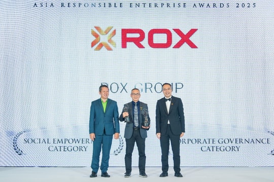 Sáng tạo trong quản trị và CSR, ROX Group được vinh danh tại AREA 2025
