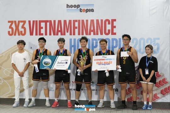 Sôi động giải bóng rổ học sinh THPT Hà Nội - 3x3 HoopTopia 2025