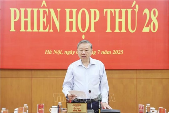 Tổng Bí thư Tô Lâm: Kịp thời phát hiện, xử lý các sai phạm liên quan đến sắp xếp tổ chức bộ máy