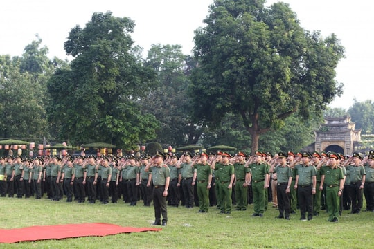 Công an thành phố Hà Nội thi đua lập công, hướng tới 80 năm truyền thống vẻ vang