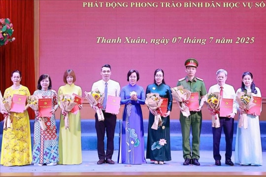Đảng bộ phường Thanh Xuân tiếp nhận, thành lập 90 tổ chức Đảng trực thuộc