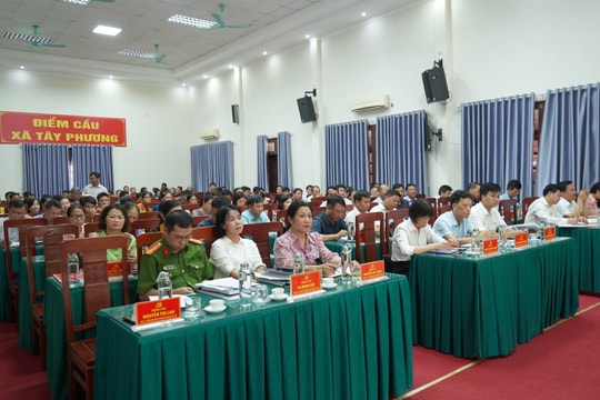 Xã Tây Phương thu ngân sách đạt 2.472 tỷ đồng
