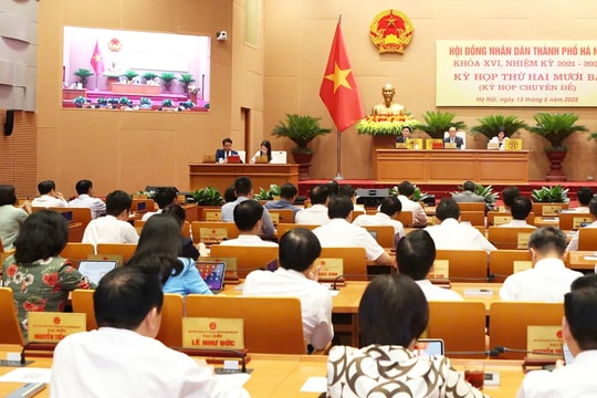 Hôm nay (8-7) khai mạc kỳ họp thứ hai mươi lăm, HĐND thành phố Hà Nội