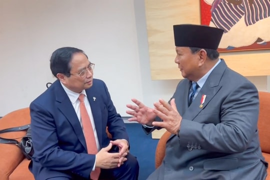 Thủ tướng Phạm Minh Chính gặp Tổng thống Indonesia nhân Hội nghị BRICS