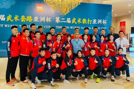 Tuyển Wushu Việt Nam xếp hạng 3 toàn đoàn cúp Châu Á 2025