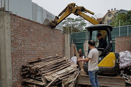 Hà Nội UBND cấp xã chịu trách nhiệm về quản lý trật tự xây dựng