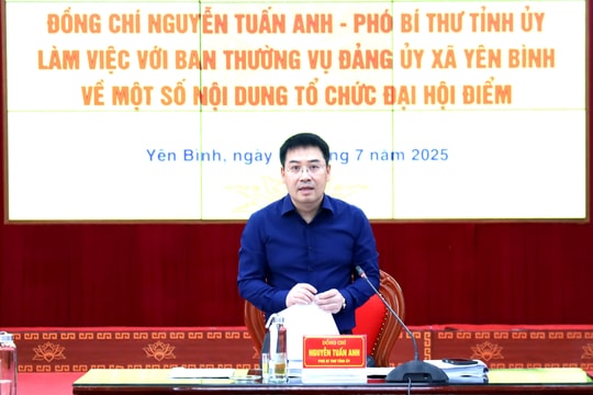 Tỉnh Lào Cai: Tăng tốc chuẩn bị Đại hội điểm xã Yên Bình nhiệm kỳ 2025 - 2030
